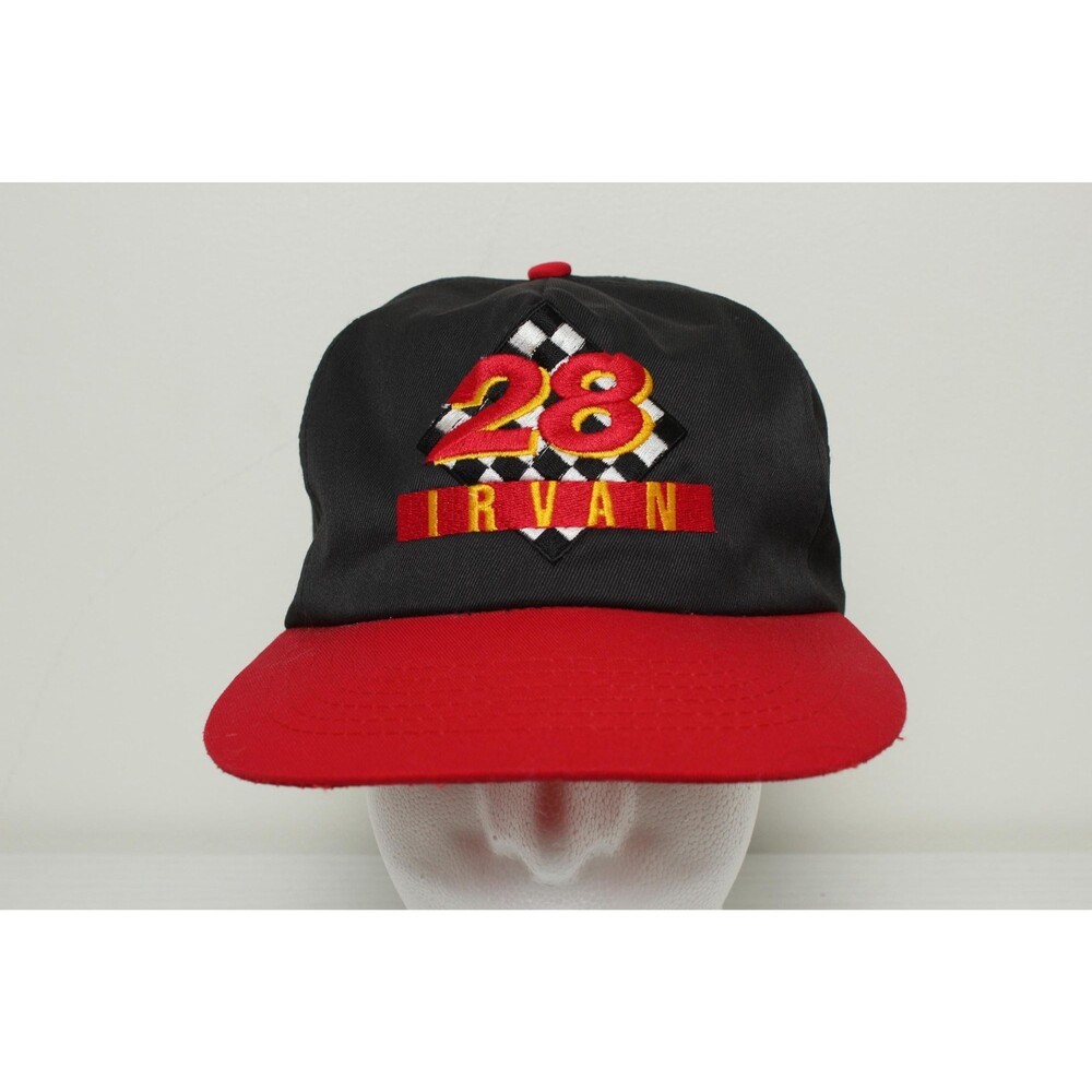 Vintage 90s Nascar Ernie Irvan 28 Texaco Racing Snapback Hat Baseball Cap